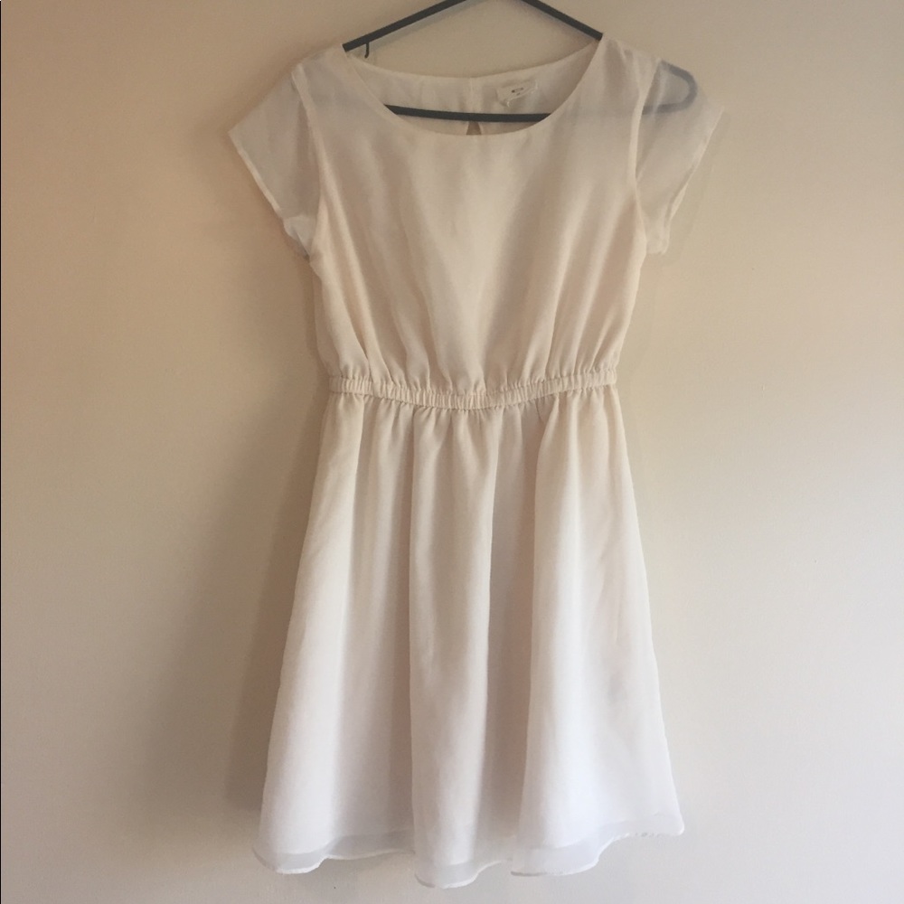 Urban outfitters little blush dress w keyhole back